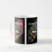Clan Douglas Three Tartan Mug (Devant gauche)