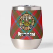 Clan Drummond Crest sur Tartan (Avant)