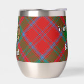 Clan Drummond Crest sur Tartan (Gauche)