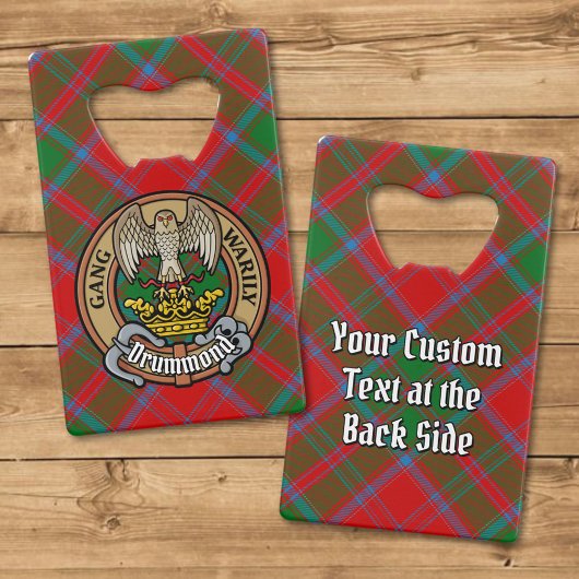 Clan Drummond Crest sur Tartan