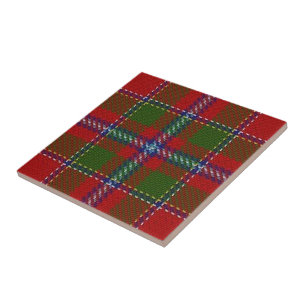 Clan Drummond Scottish Expressions Red Tartan Tegeltje