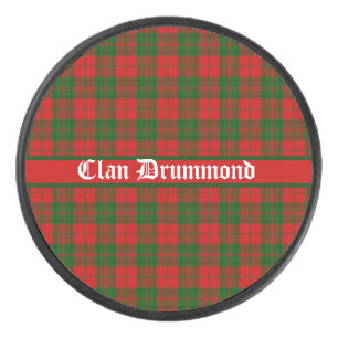 Clan Drummond Tartan Hockey Puck