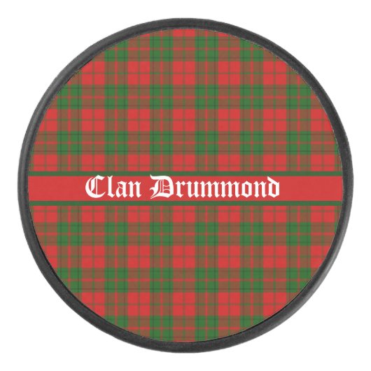 Clan Drummond Tartan  Hockey Puck (Voorkant)