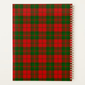 Clan Drummond Tartan  Planner (Achterkant)