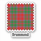 Clan Drummond Tartan Sticker (Voorkant)