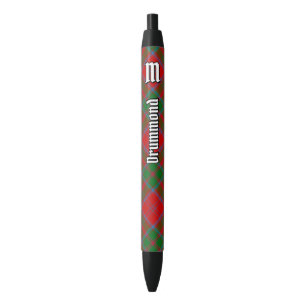 Clan Drummond Tartan Zwarte Inkt Pen
