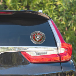 Clan Dunbar Crest & Tartan Sticker