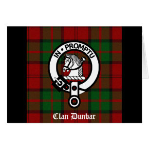 Clan Dunbar Tartan & Crest Badge