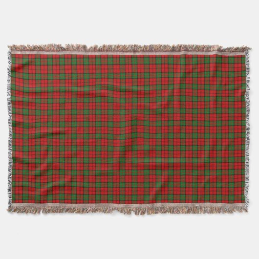 Clan Dunbar Tartan Deken (Voorkant)
