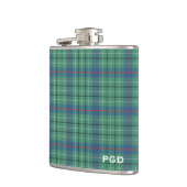 Clan Duncan Ancient Tartan Monogram Heupfles (Links)