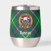 Clan Duncan Crest over Tartan (Avant)