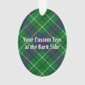 Clan Duncan Crest over Tartan (dos)