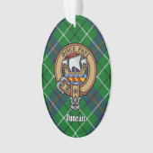 Clan Duncan Crest over Tartan (devant)