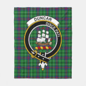 Clan Duncan Tartan Pset Fleece Deken (Voorkant)