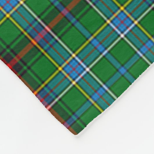 Clan Duncan van Sketraw Tartan Pset Fleece Deken (Hoek)