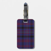 Clan Dundonald Tartan Pset Bagagelabel (Achterkant verticaal)