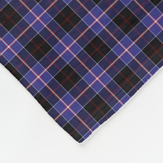 Clan Dunlap Tartan Fleece Deken (Hoek)