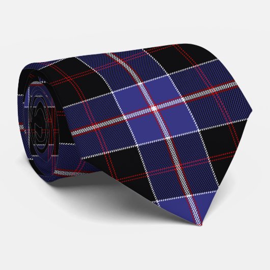 Clan Dunlap Tartan Stropdas (Opgerold)
