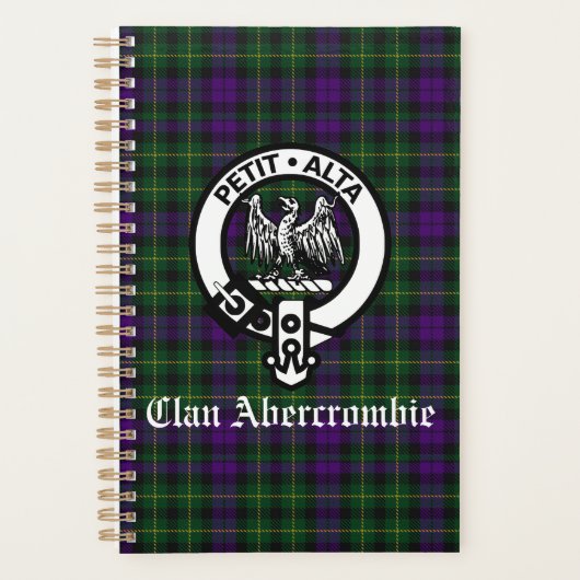 Clan écossais Abercrombie Crest & Tartan (Devant)