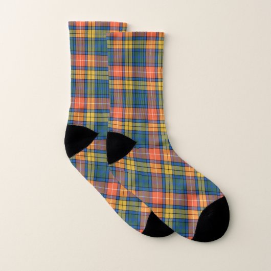 Clan écossais Buchanan Ancienne Tartan Plaid (Paire)