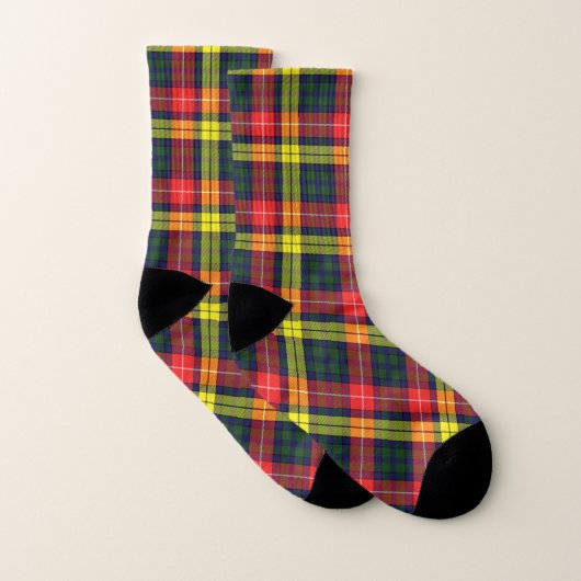 Clan écossais Buchanan moderne Tartan Plaid (Paire)