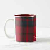 Clan écossais Dunbar Tartan Designer Mugs (Gauche)
