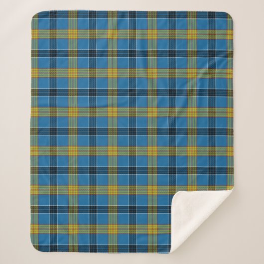 Clan écossais Laing Tartan Plaid (Devant)