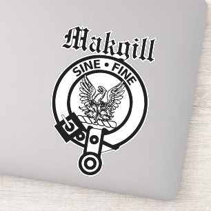 Clan écossais Makgill Crest Badge Grand Sticker