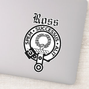 Clan écossais Ross Crest Badge Grand Sticker