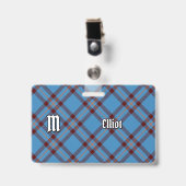 Clan Elliot Ancien Badge Tartan (Front with Clip)