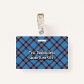 Clan Elliot Ancien Badge Tartan (Dos avec clip)