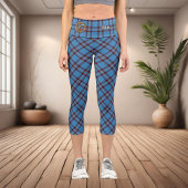 Clan Elliot Ancien Tartan Capri Leggings