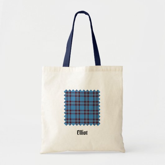 Clan Elliot Ancient Tartan Canvas tas (Voorkant)