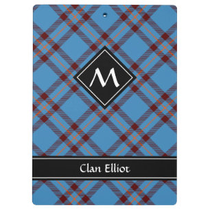 Clan Elliot Ancient Tartan Klembord