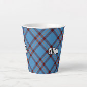 Clan Elliot Ancient Tartan Latte Mok (Voorkant)