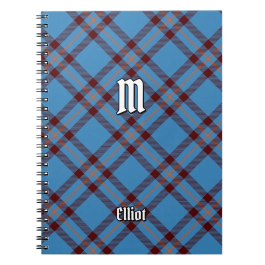 Clan Elliot Ancient Tartan Notitieboek (Voorkant)