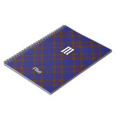 Clan Elliot Carnet Tartan moderne (Côté gauche)