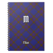 Clan Elliot Carnet Tartan moderne (Devant)