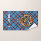 Clan Elliot Crest over het oude Tartan Bad Handdoek (Handdoek)