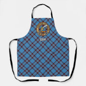 Clan Elliot Crest sur l'ancien tablier de Tartan (Recto)