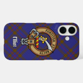 Clan Elliot Crest sur le coque iphone Tartan moder (Verso (horizontal))