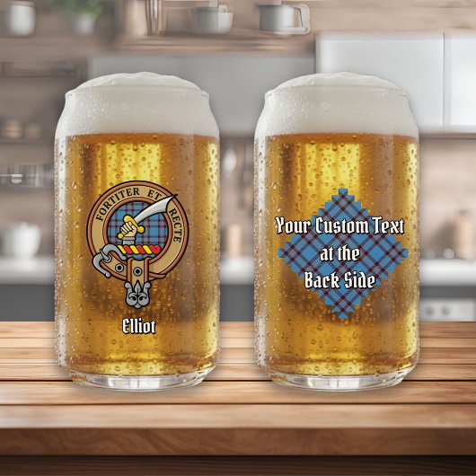 Clan Elliot Crest sur le tarte antique