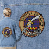 Clan Elliot Crest sur Tartan