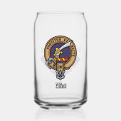 Clan Elliot Crest sur Tartan moderne (Recto)