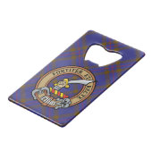 Clan Elliot Crest sur Tartan moderne (Devant Angle)