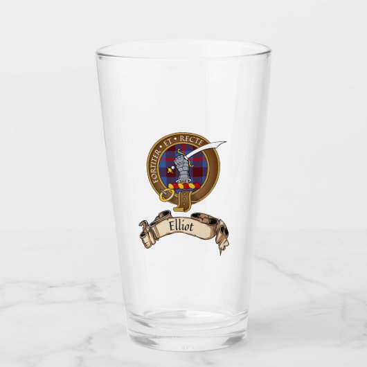 Clan Elliot Glass Glas (Voorkant)