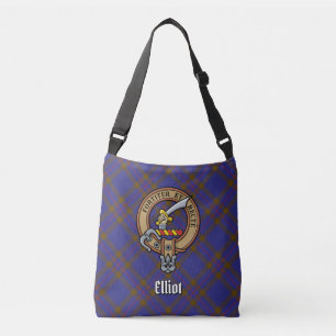 Clan Elliot Modern Tartan Crossbody Tas