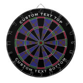 Clan Elliot Modern Tartan Dart Board Dartbord (Voorkant)