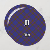 Clan Elliot Modern Tartan Invitation (Devant / Derrière)