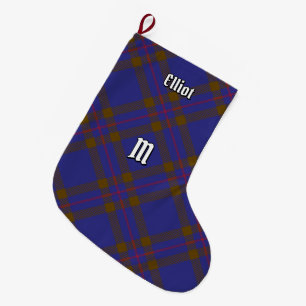 Clan Elliot Modern Tartan Kerstkous Grote Kerstsok